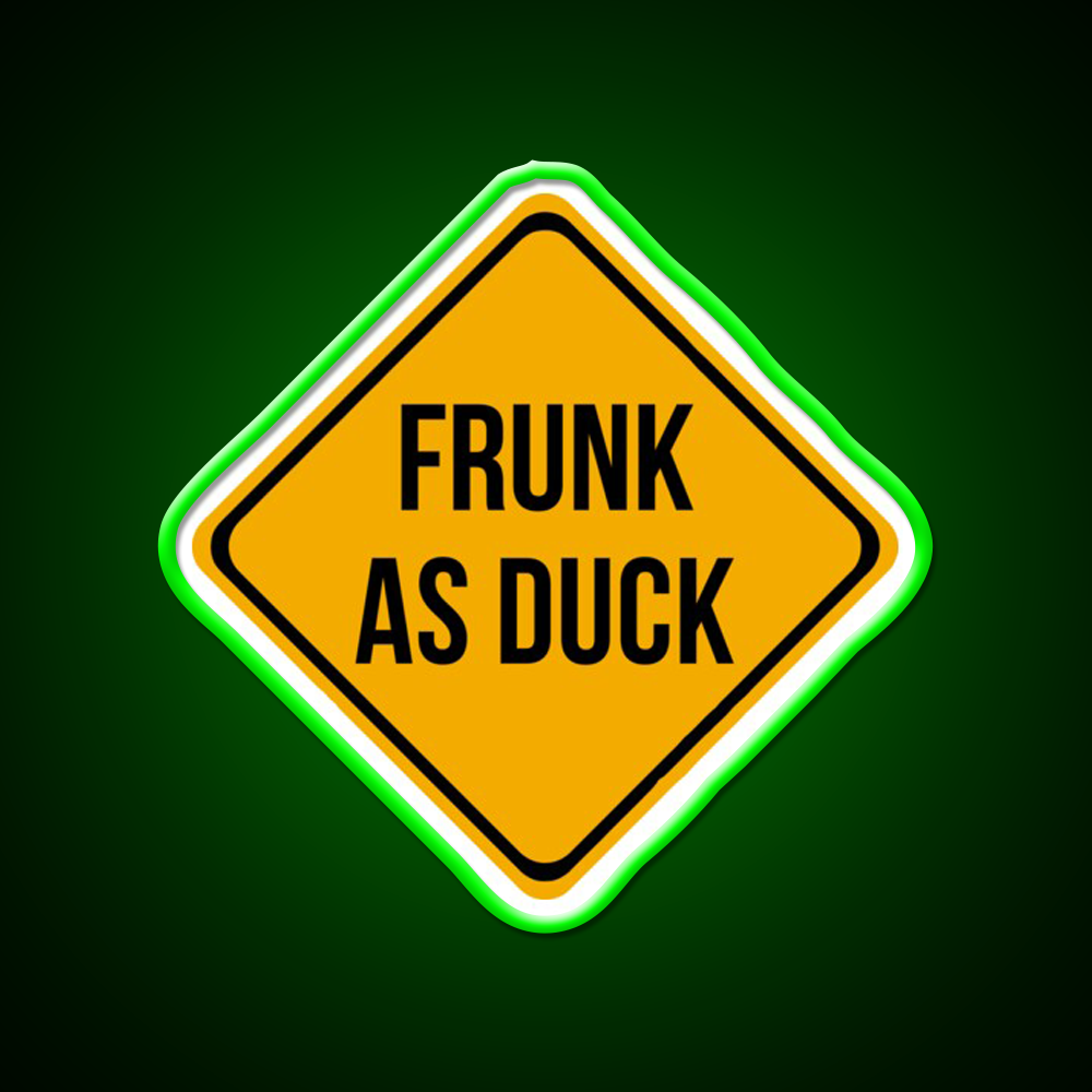 Frunk As Duck Beer Bar Decor Led Neon Sign Rgb Color - LED neon sign view 8