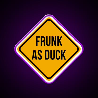 Frunk As Duck Beer Bar Decor Led Neon Sign Rgb Color - LED neon sign view 9