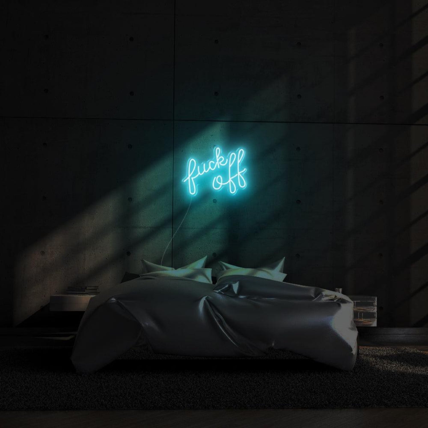 Fuck Off Vivid Pink Text-Based Led Neon Sign For Bold Bedroom Decor | Shineneon