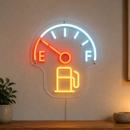 Fuel Gauge Gas Pump LED Neon Sign - Shineneon