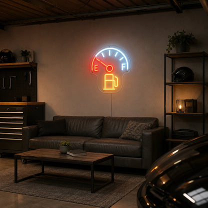 Fuel Gauge Gas Pump LED Neon Sign - Shineneon