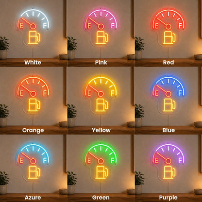 Fuel Gauge Gas Pump LED Neon Sign - Shineneon