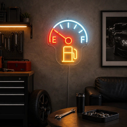 Fuel Gauge Gas Pump LED Neon Sign - Shineneon