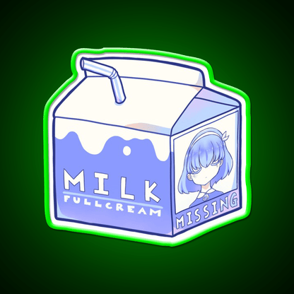 Full Cream Milk Snack Food Led Neon Sign Rgb Color - Shineneon