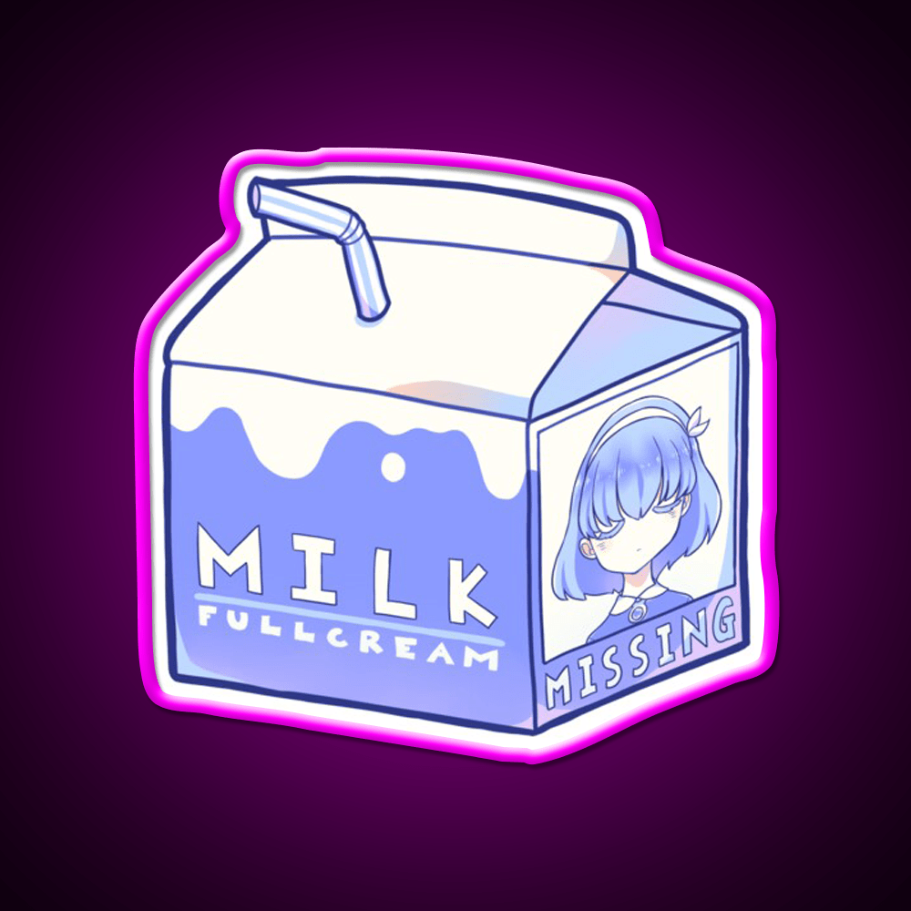 Full Cream Milk Snack Food Led Neon Sign Rgb Color - Shineneon