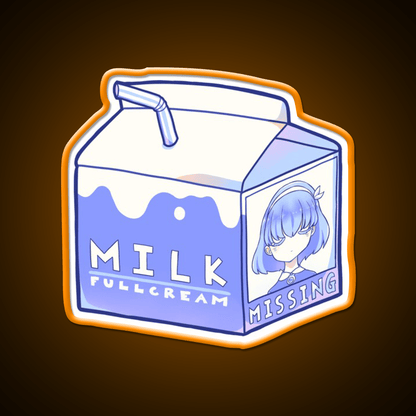 Full Cream Milk Snack Food Led Neon Sign Rgb Color - Shineneon