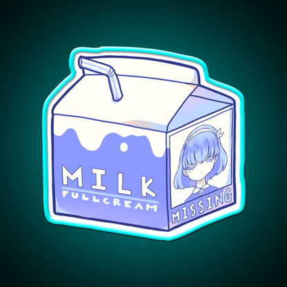 Full Cream Milk Snack Food Led Neon Sign Rgb Color - Shineneon