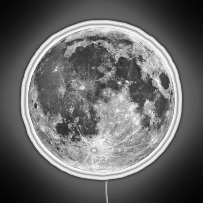 Full Moon Sticker Rgb Neon Sign - Shineneon