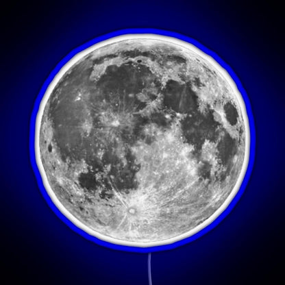 Full Moon Sticker Rgb Neon Sign - Shineneon