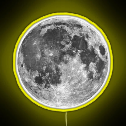 Full Moon Sticker Rgb Neon Sign - Shineneon