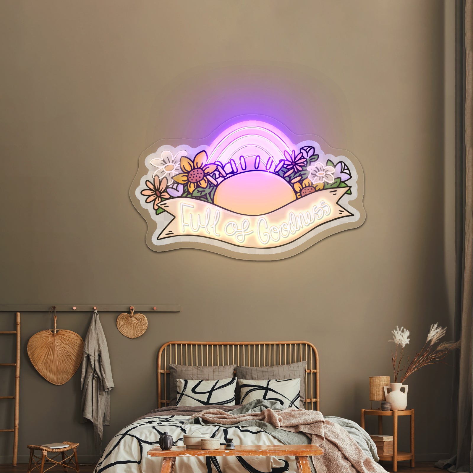 Fun Cavachon Dog Bright Colorful Pop Artwork Neon Led Signs