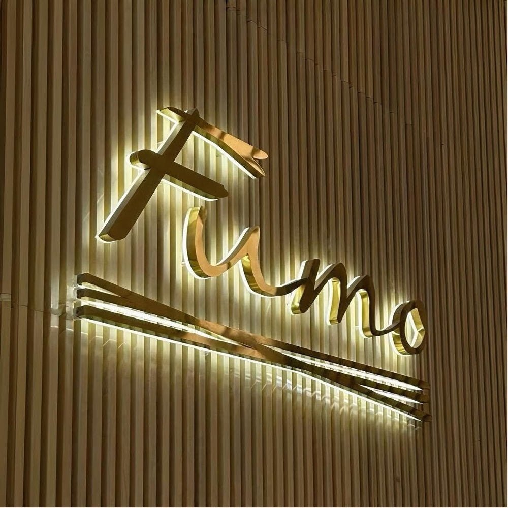 Fumo 3D Backlit Channel Letters Led Light Sign - Shineneon