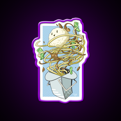 Fun Food Led Neon Sign Chinese Food Rgb Color