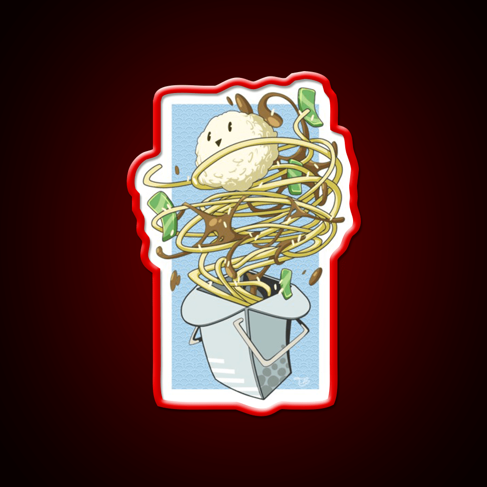 Fun Food Led Neon Sign Chinese Food Rgb Color - Shineneon