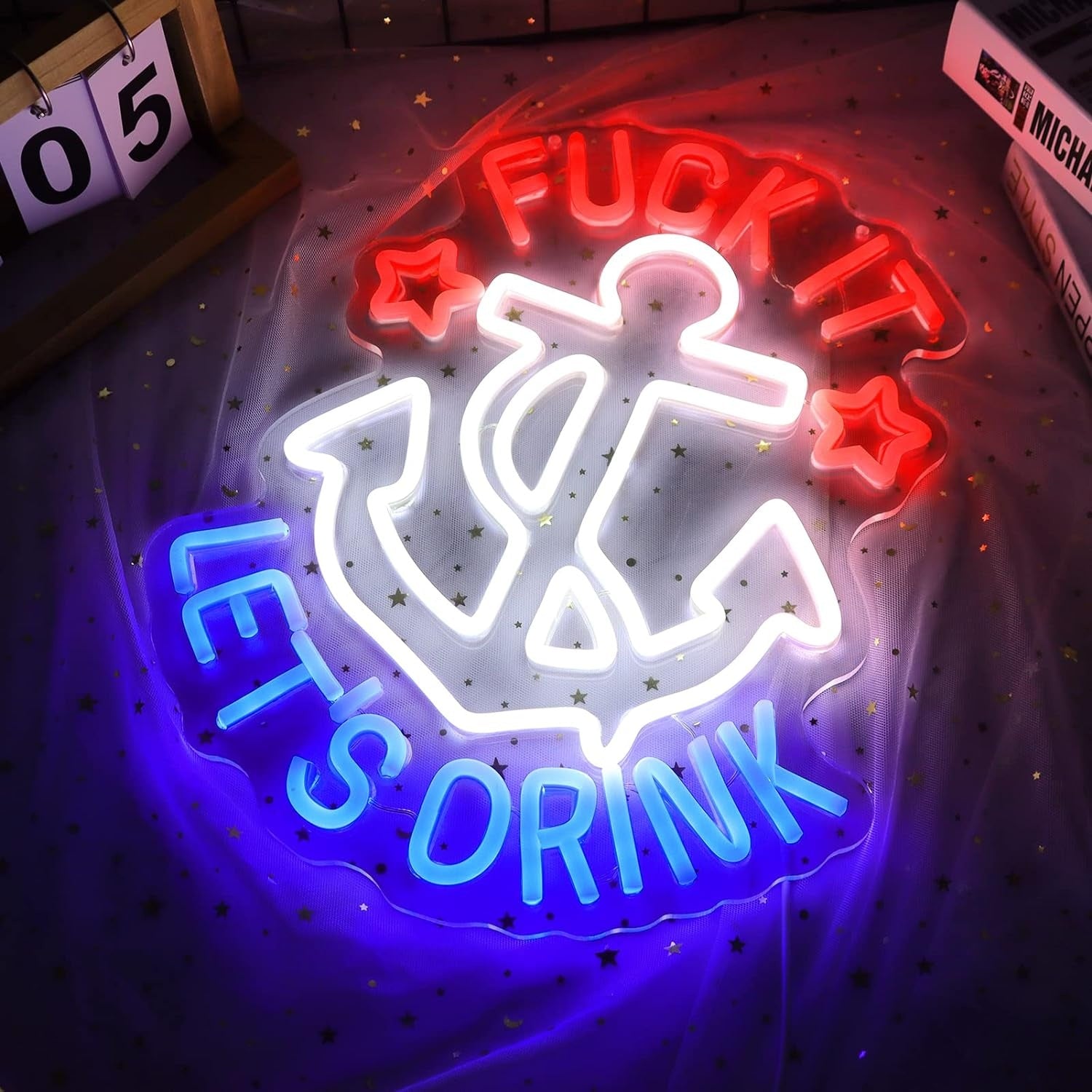 Funk It Lets Drink Neon Signs For Bar | Shineneon