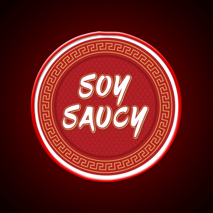 Funny Asian Food Soy Sauce Soy Saucy Led Neon Sign Chinese Food Rgb Color - Shineneon