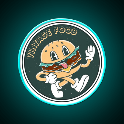 Funny B Rguer Vintage Food Snack Food Led Neon Sign Rgb Color - Shineneon