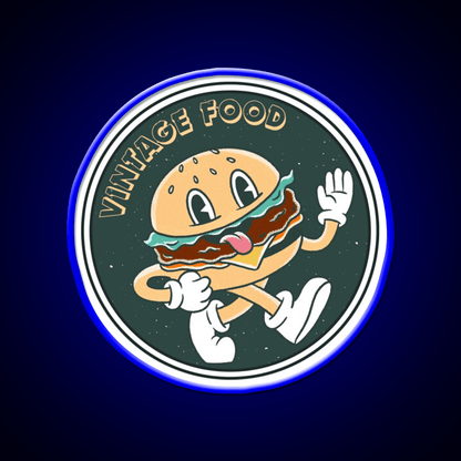 Funny B Rguer Vintage Food Snack Food Led Neon Sign Rgb Color - Shineneon