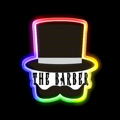 Funny Barber Funny Gift For Barbers Barber Shop Haircut Led Neon Sign