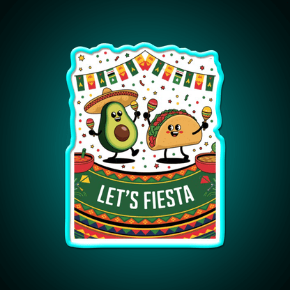 Funny Cinco De Mayo Mexican Party Taco Led Neon Sign Rgb Color - Shineneon