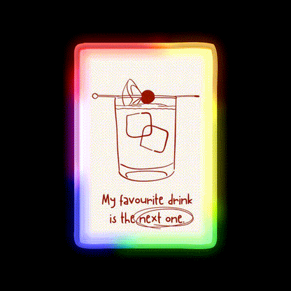 Funny Coffee Food And Drink Bar Led Neon Sign For Man Cave Rgb Color