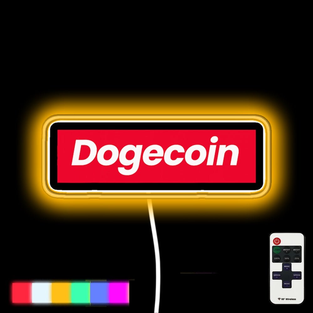 Funny Dogecoin Neon Gift Shirt Led Neon Sign - Shineneon