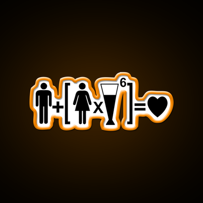 Funny Drinking Relationship Man Cave Bar Led Neon Sign Rgb Color - LED neon sign view 6