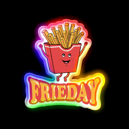 Funny Fast Food Led Neon Sign For Burger Place Rgb Color - LED neon sign close-up detail