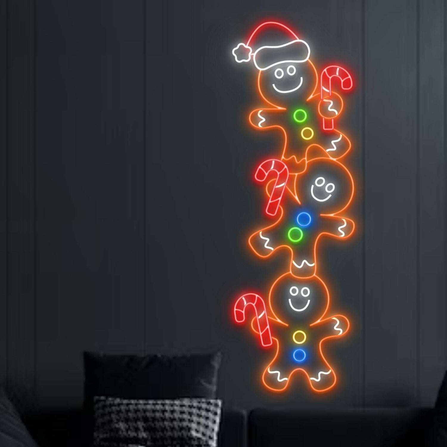 Funny Gingerbread Led Neon Sign For Christmas Party | Shineneon