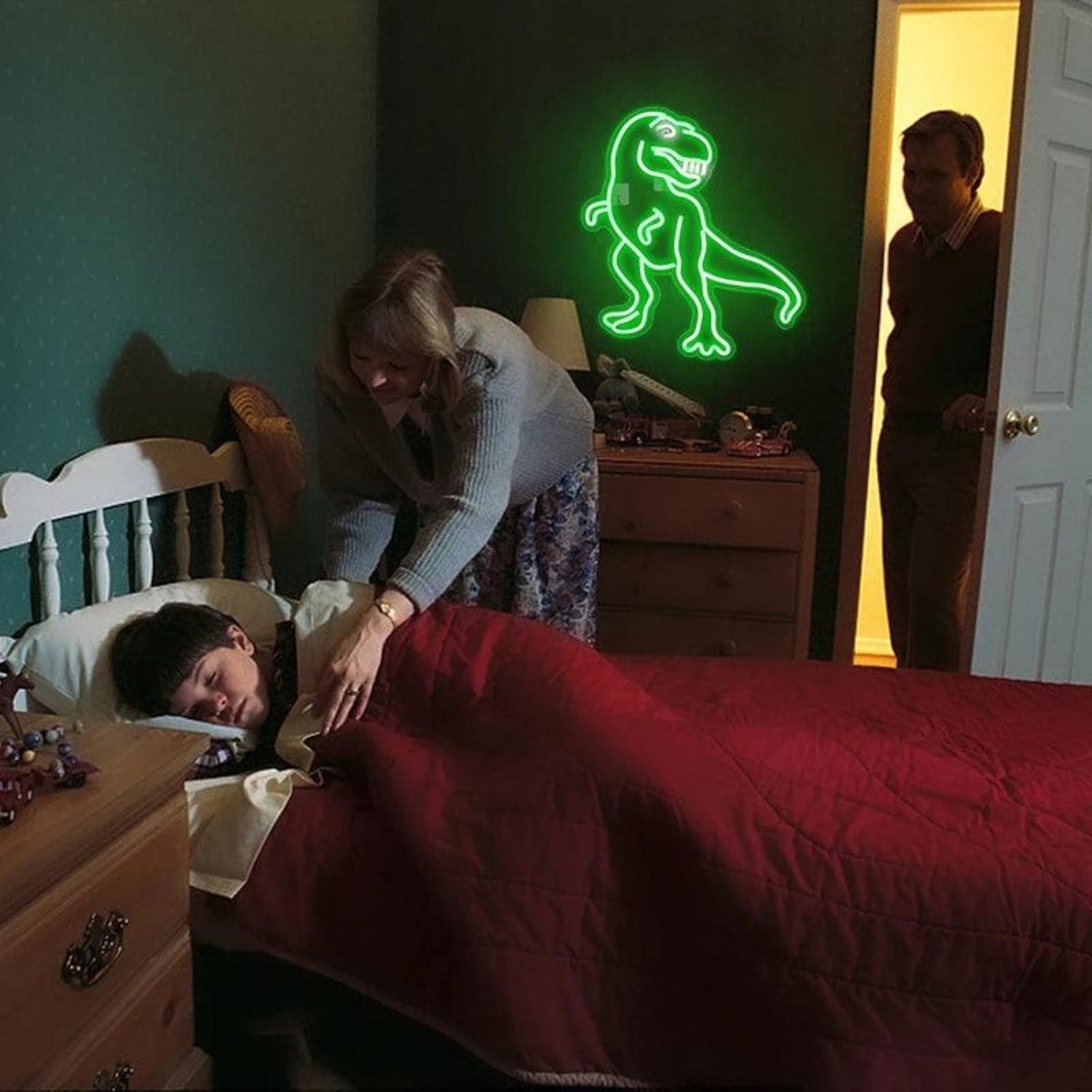 Funny Green Cartoon Dinosaur Led Neon Sign For Kids Room Theme Decor - Shineneon