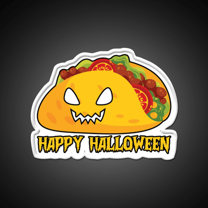 Funny Halloween Costume Taco Led Neon Sign Mexican Food Sign Rgb Color - Shineneon