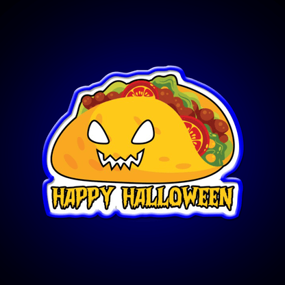 Funny Halloween Costume Taco Led Neon Sign Mexican Food Sign Rgb Color - Shineneon