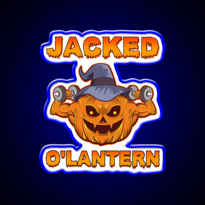 Funny Halloween Workout Sign Gym Sign Gym Fitness Led Neon Sign Rgb Color