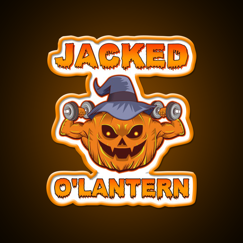 Funny Halloween Workout Sign Gym Sign Gym Fitness Led Neon Sign Rgb Color