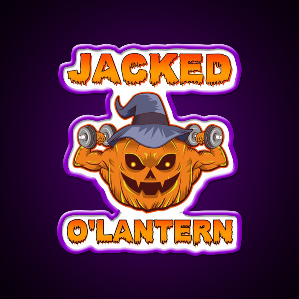 Funny Halloween Workout Sign Gym Sign Gym Fitness Led Neon Sign Rgb Color