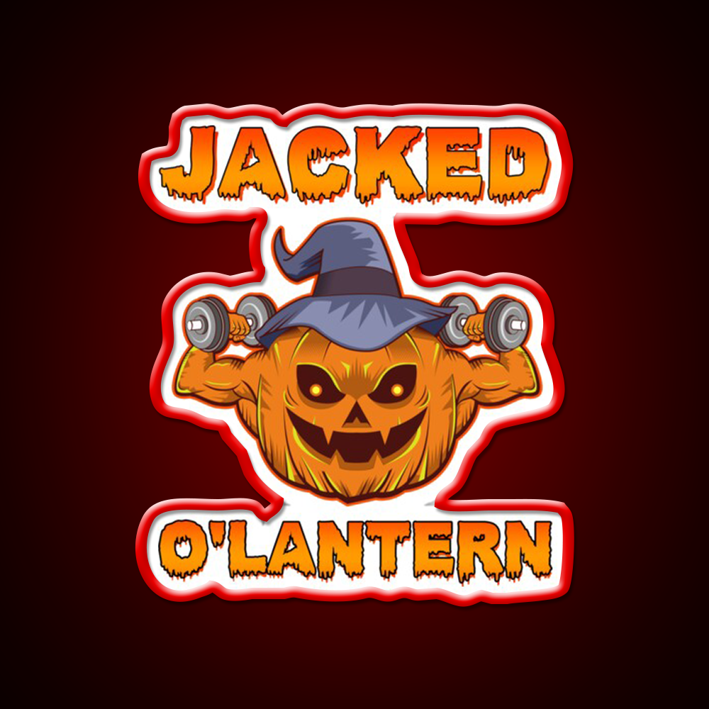 Funny Halloween Workout Sign Gym Sign Gym Fitness Led Neon Sign Rgb Color