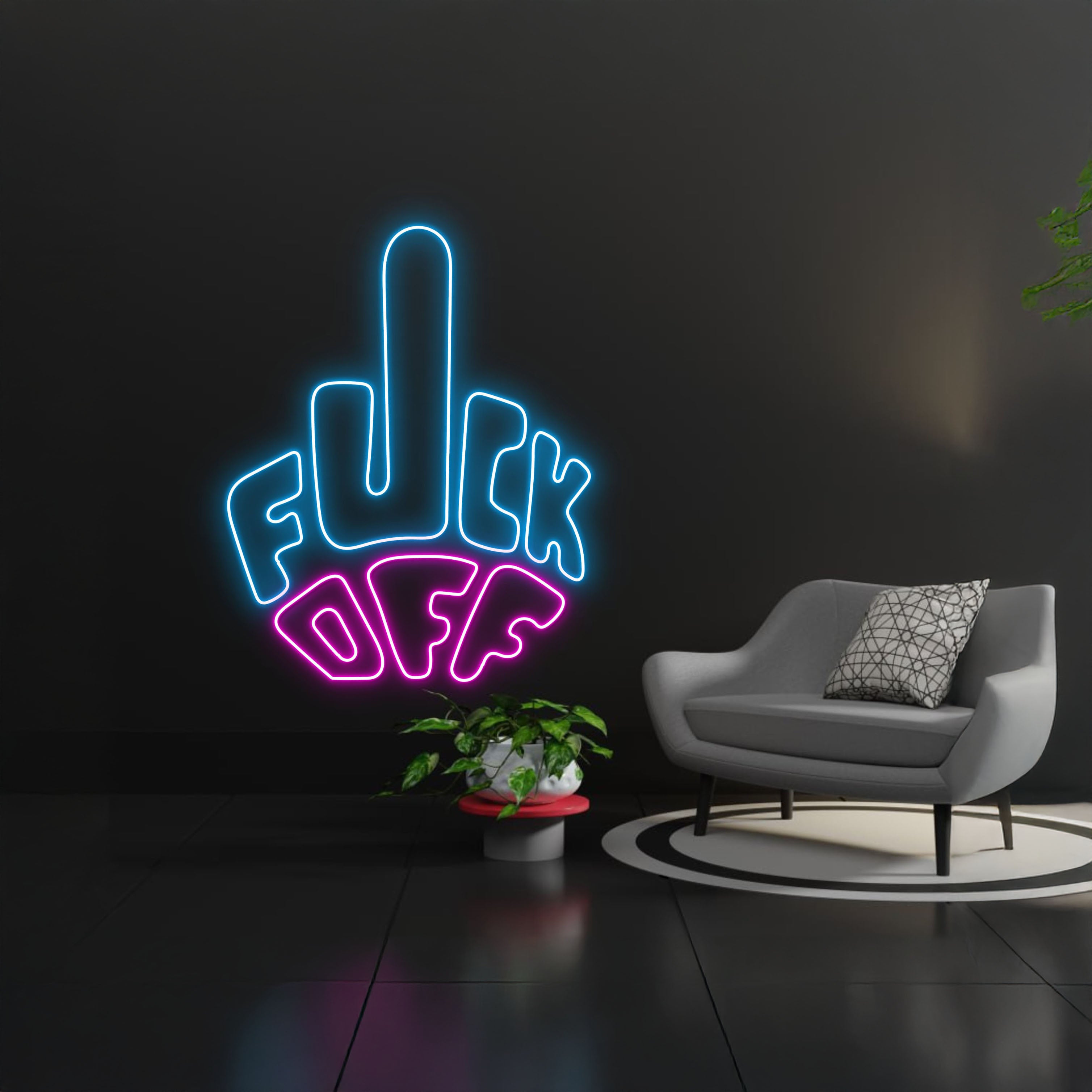 Funny Hand Neon Sign | Shineneon