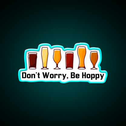 Funny Hilarious Craft Beer Pun Man Cave Bar Led Neon Sign Rgb Color - Size and dimension reference