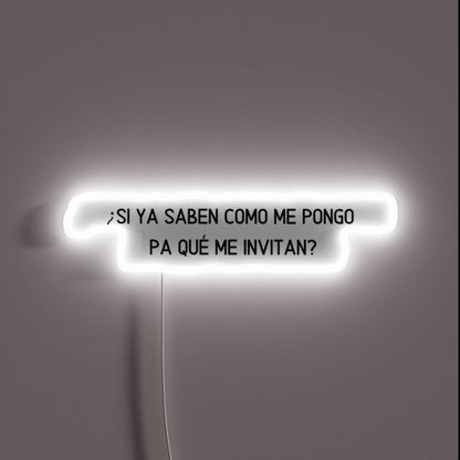Funny Hispanic Drinking Meme Rgb Led Neon Sign - Shineneon