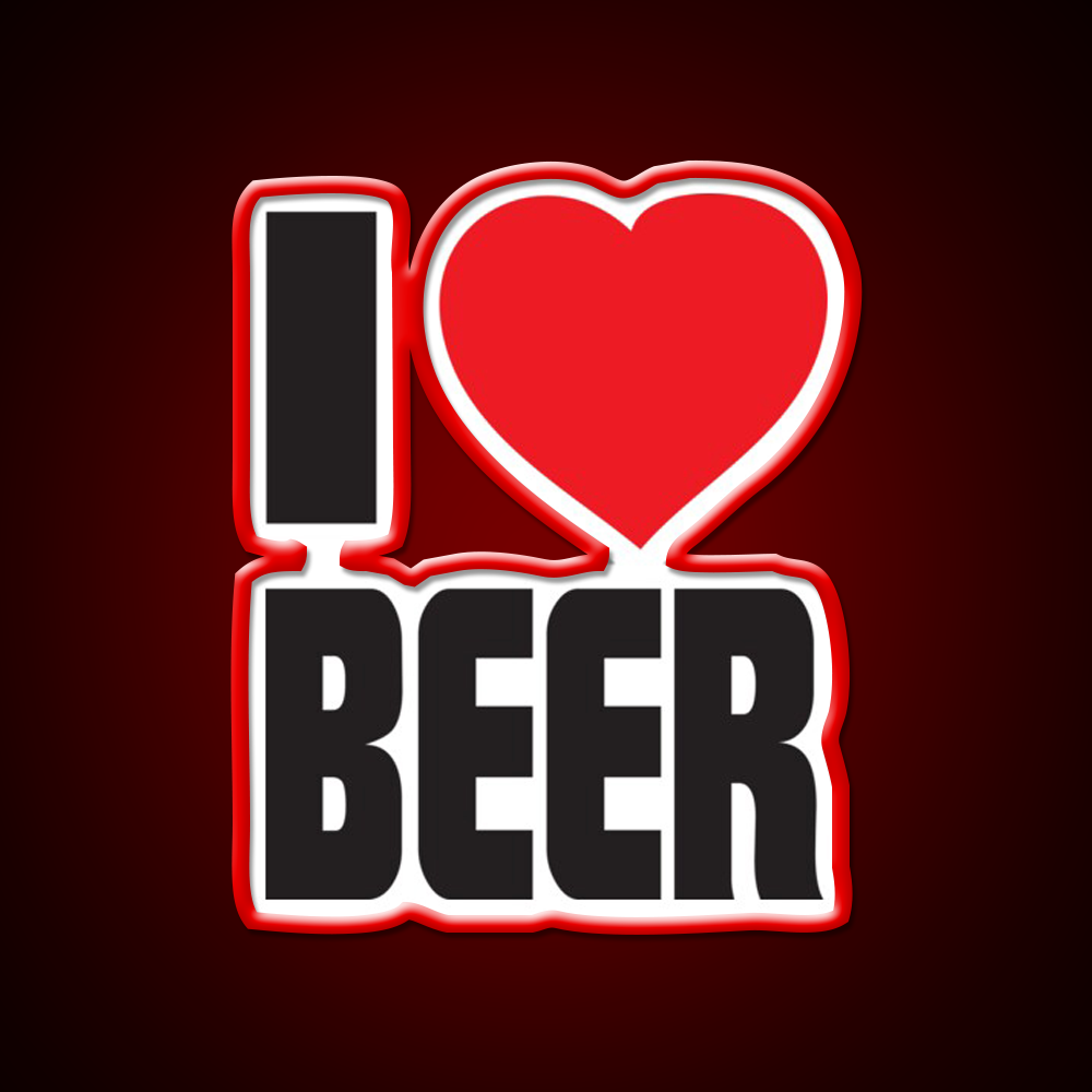 Funny I Love Beer Bar Decor Led Neon Sign Rgb Color - LED neon sign view 10