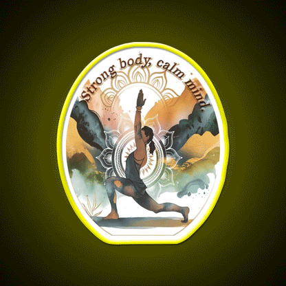 Funny Kundalini Yoga Led Neon Sign For Wellness Space Rgb Color