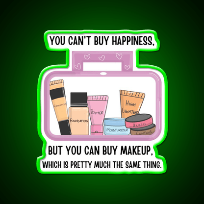 Funny Makeup Saying Nail Salon Led Neon Sign Rgb Color - Shineneon