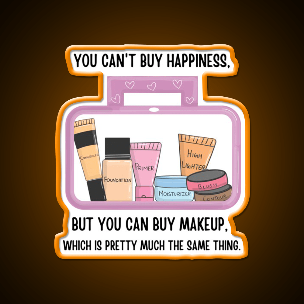 Funny Makeup Saying Nail Salon Led Neon Sign Rgb Color - Shineneon