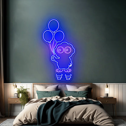Funny Monkey Banana Cartoon Led Neon Sign Light Custom Led Signs - Shineneon