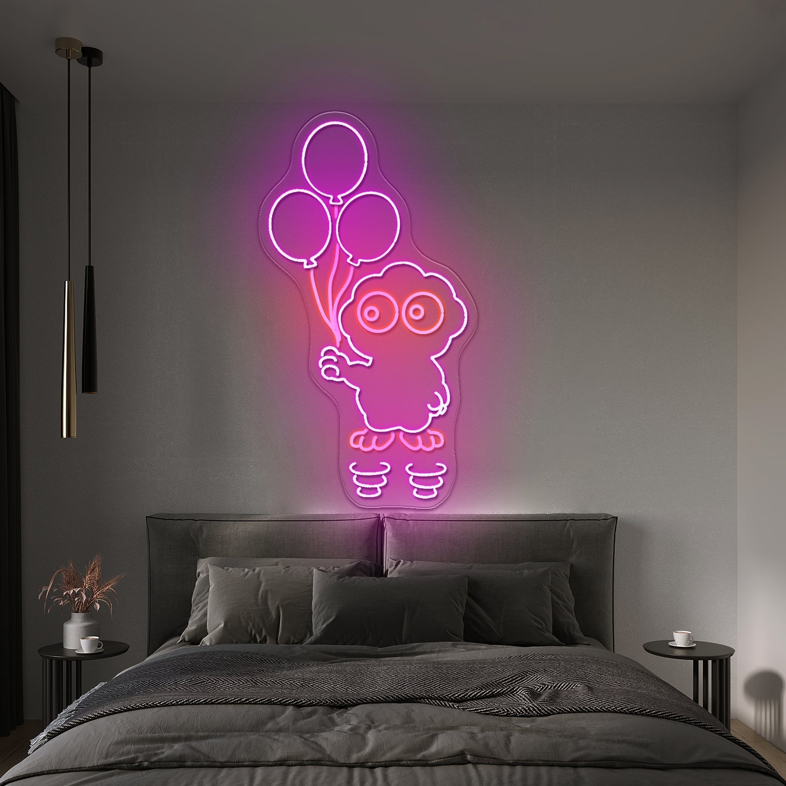 Funny Monkey Banana Cartoon Led Neon Sign Light Custom Led Signs - Shineneon