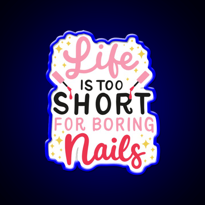 Funny Nail Tech Nail Salon Led Neon Sign Rgb Color - Shineneon