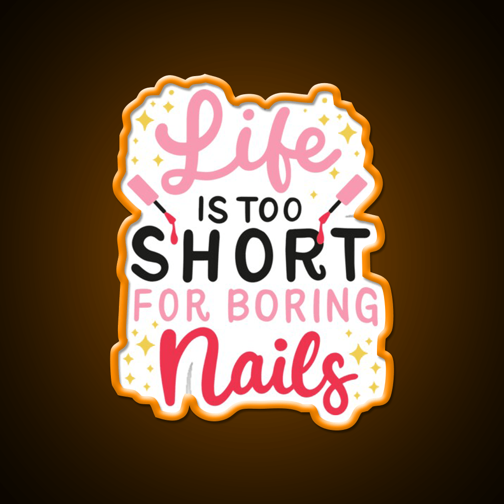 Funny Nail Tech Nail Salon Led Neon Sign Rgb Color - Shineneon