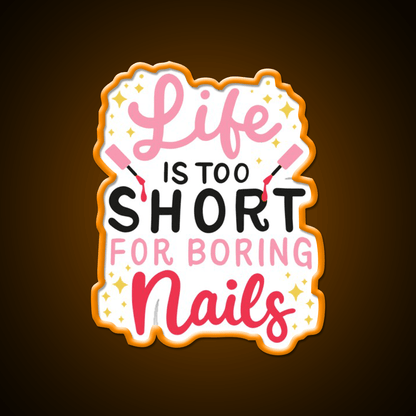 Funny Nail Tech Nail Salon Led Neon Sign Rgb Color - Shineneon