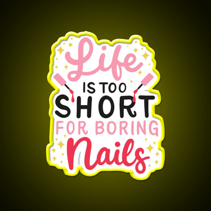 Funny Nail Tech Nail Salon Led Neon Sign Rgb Color - Shineneon
