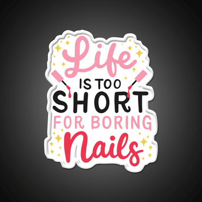 Funny Nail Tech Nail Salon Led Neon Sign Rgb Color - Shineneon